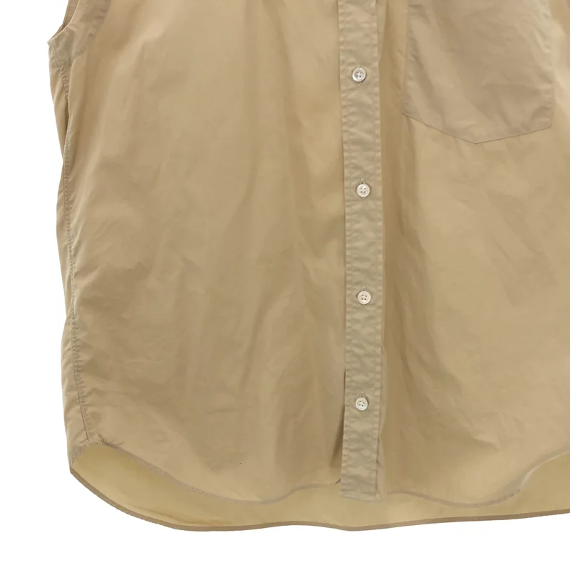 AURALEE / オーラリー | WASHED FINX TWILL SLEEVELESS SHIRTS ノースリーブシャツ | 1 | レディース