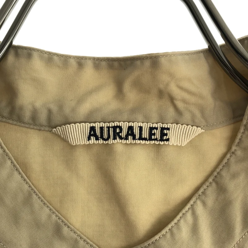 AURALEE / オーラリー | WASHED FINX TWILL SLEEVELESS SHIRTS ノースリーブシャツ | 1 | レディース
