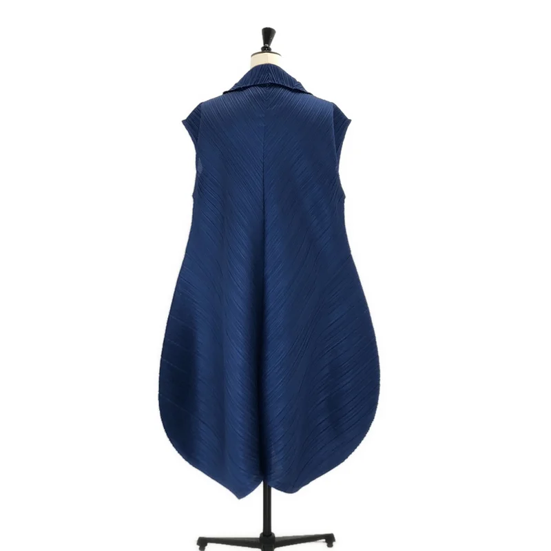 PLEATS PLEASE ISSEY MIYAKE / プリーツプリーズイッセイミヤケ | 変形 オーバーシルエット ノースリーブ ドレス ワンピース | 5 | レディース