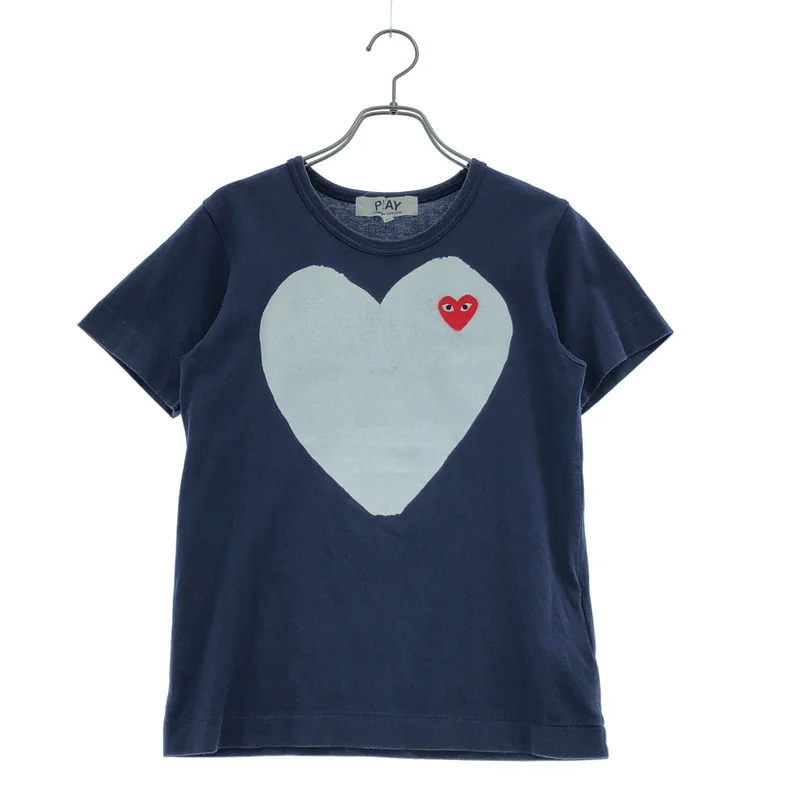 PLAY COMME des GARCONS / プレイコムデギャルソン | AD2012 | ハートプリント クルーネックカットソー | M | レディース