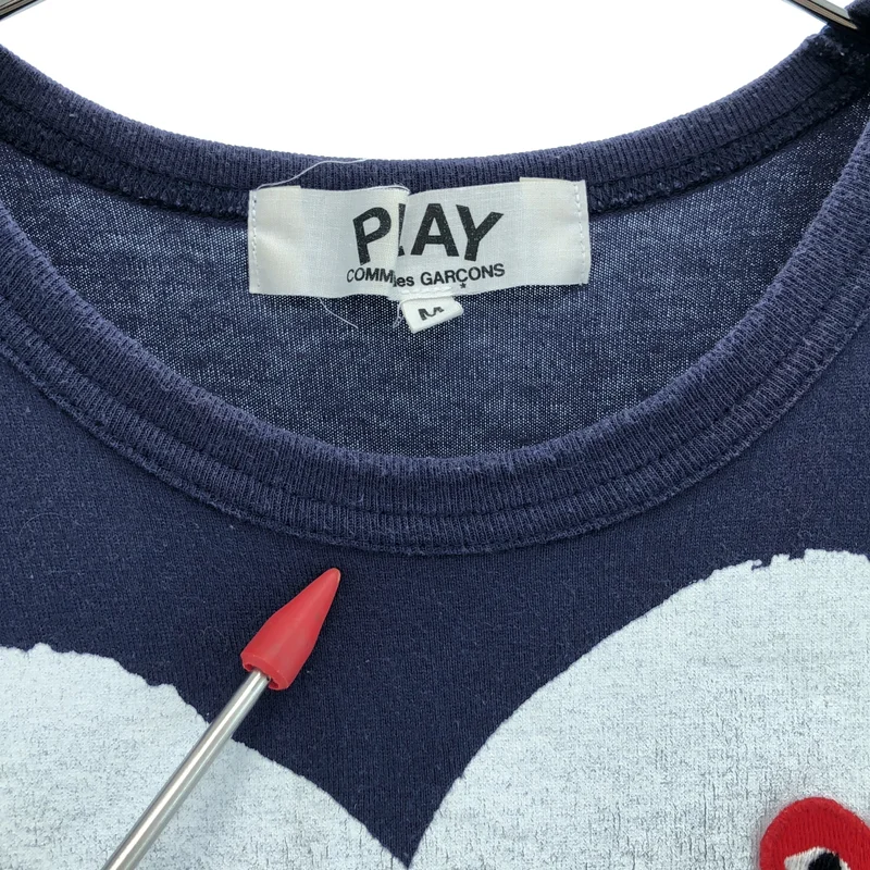 PLAY COMME des GARCONS / プレイコムデギャルソン | AD2012 | ハートプリント クルーネックカットソー | M | レディース