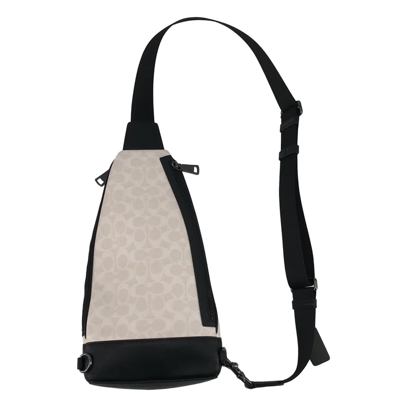 COACH / コーチ | レザー ドミニク スリング パック・シグネチャー キャンバス ボディバッグ |
