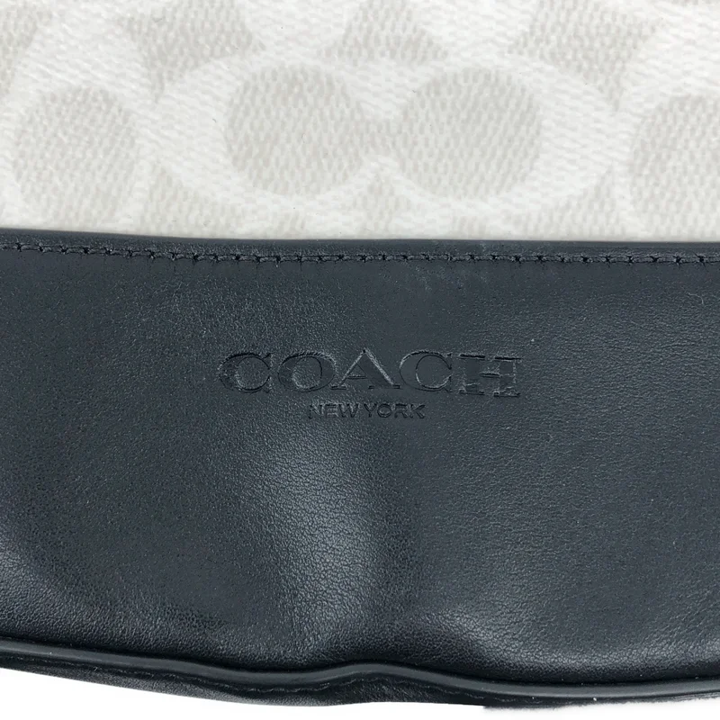 COACH / コーチ | レザー ドミニク スリング パック・シグネチャー キャンバス ボディバッグ |