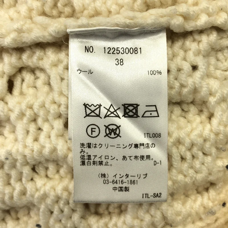 SACRA / サクラ | HONEYCOMB HAND-KNITTED TOP ケーブル編みニットプルオーバー | 38 | レディース