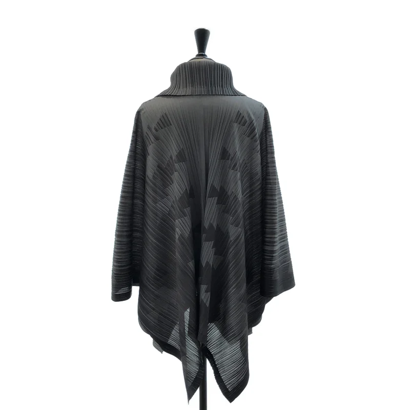 PLEATS PLEASE ISSEY MIYAKE / プリーツプリーズイッセイミヤケ | LANDSCAPE ポンチョ PP51-JA526 | 3 | レディース