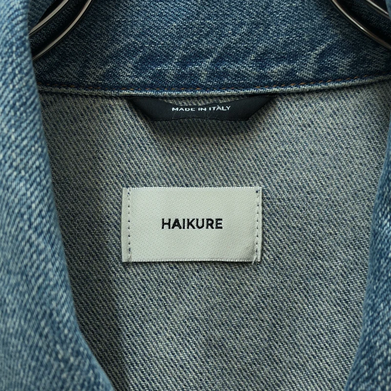 HAIKURE / ハイクル | JANET BLUE デニムジャケット HEW09107DF144 | S | メンズ