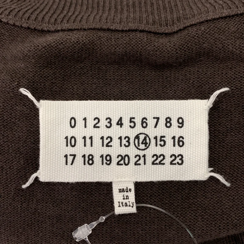 Maison Martin Margiela / メゾンマルタンマルジェラ | 2013AW | レザーエルボーパッチ ニット セーター | S | メンズ