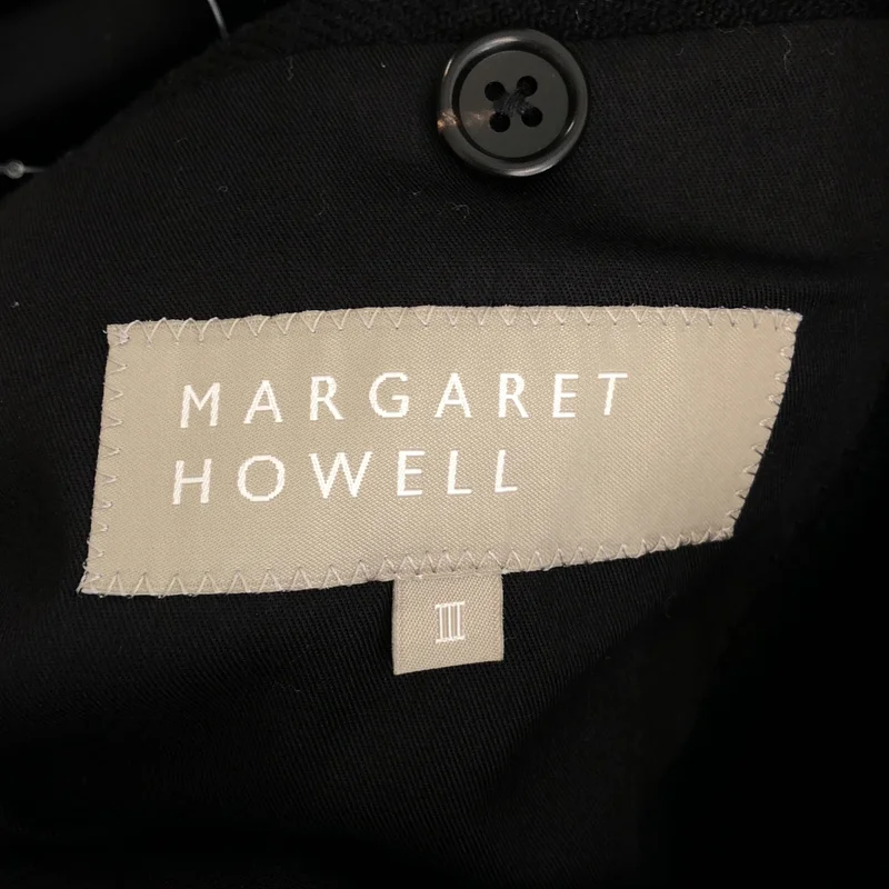 MARGARET HOWELL / マーガレットハウエル | ウール ツイード チェスターコート | 3 | レディース