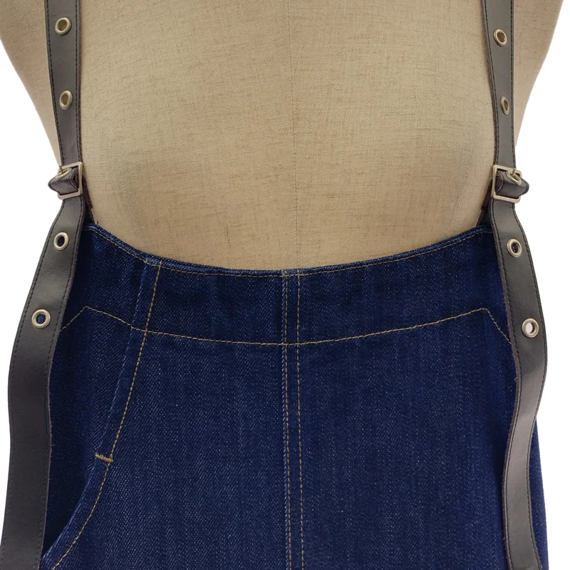 AULA AILA / アウラアイラ | 2023SS | REMAKE DENIM JUMPER SKIRT / リメイクデニム ジャンパースカート サロペットワンピース | 0 | レディース