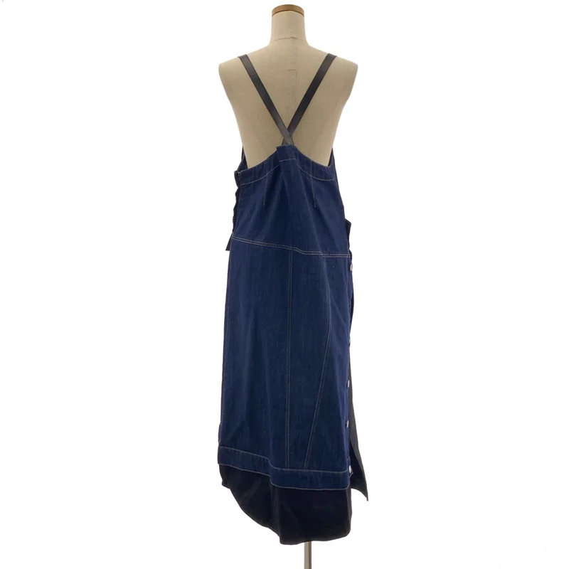 AULA AILA / アウラアイラ | 2023SS | REMAKE DENIM JUMPER SKIRT / リメイクデニム ジャンパースカート サロペットワンピース | 0 | レディース