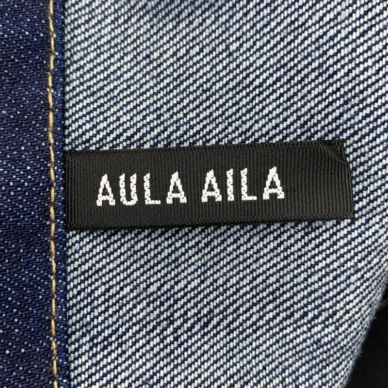 AULA AILA / アウラアイラ | 2023SS | REMAKE DENIM JUMPER SKIRT / リメイクデニム ジャンパースカート サロペットワンピース | 0 | レディース