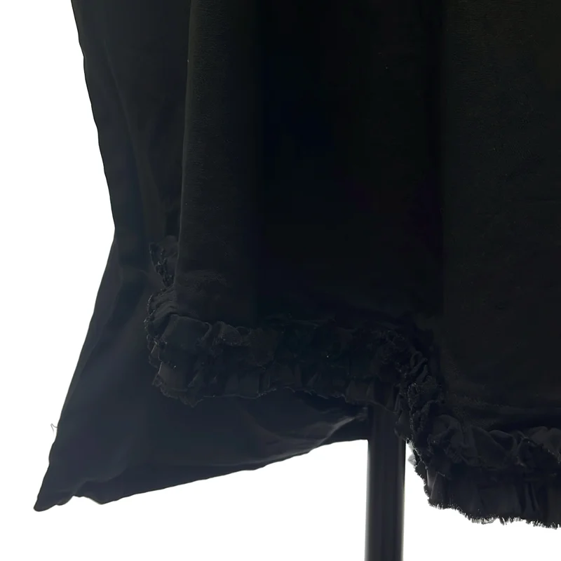 COMME des GARCONS / コムデギャルソン | 2014SS | ポリエステル 変形 アシンメトリー フリル装飾 カットアウト ワンピース | S | レディース