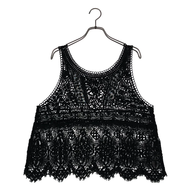 journal standard luxe / ジャーナルスタンダードラックス | 2025SS | レースMIXノースリーブブラウス |