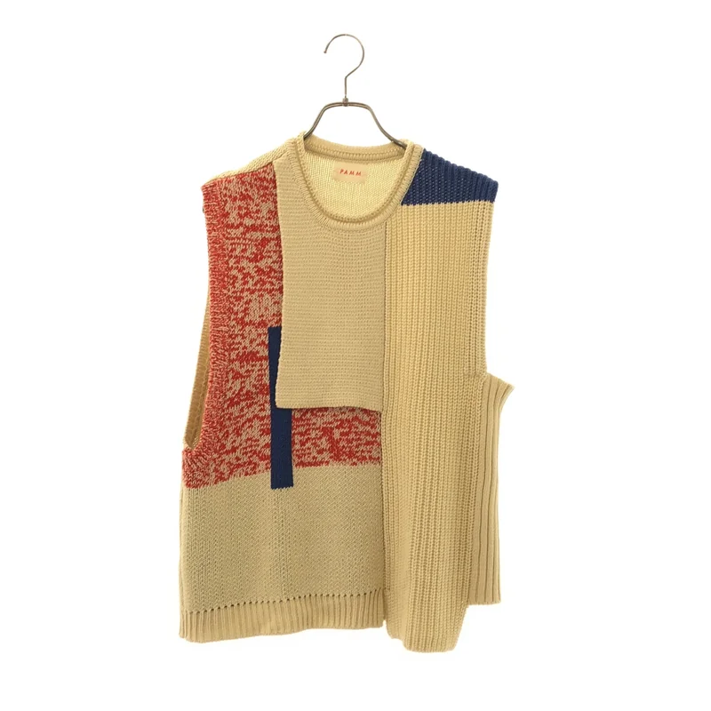 PAMM / パム | collage knit vest ニットベスト | F | レディース
