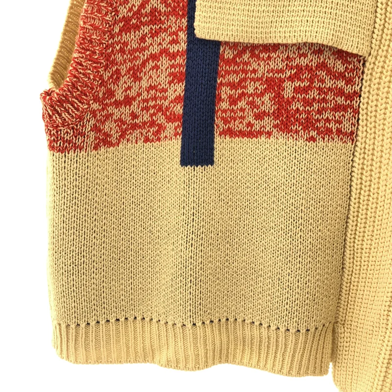 PAMM / パム | collage knit vest ニットベスト | F | レディース