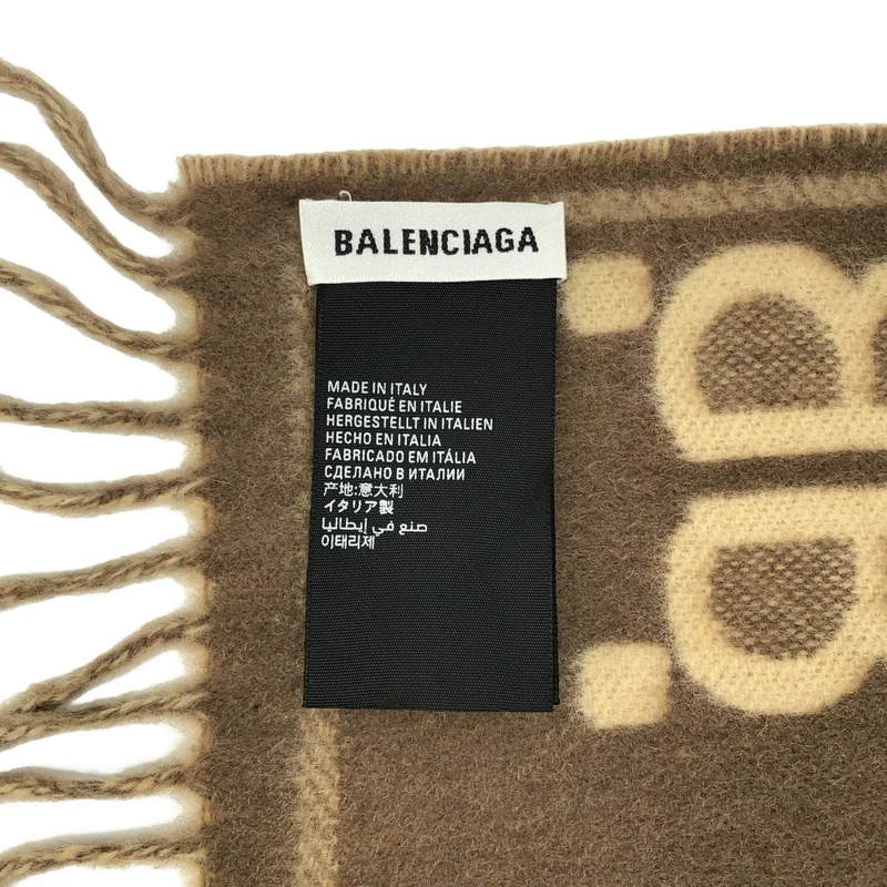 BALENCIAGA / バレンシアガ | × GUCCI The Hacker Project ザ ハッカー BBロゴ カシミヤ ストール |