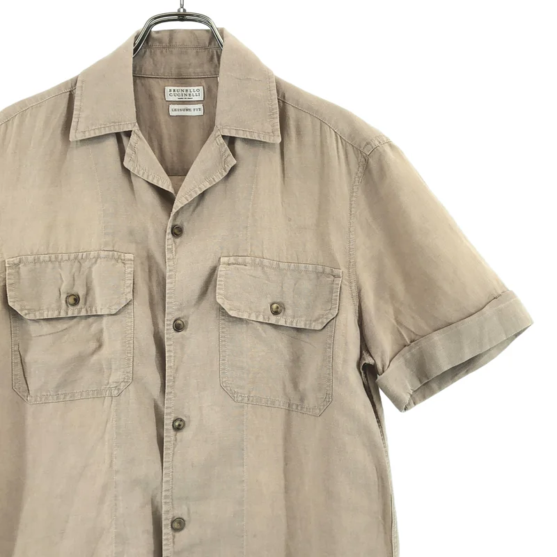 BRUNELLO CUCINELLI / ブルネロクチネリ | リネンシャツ | XS | メンズ