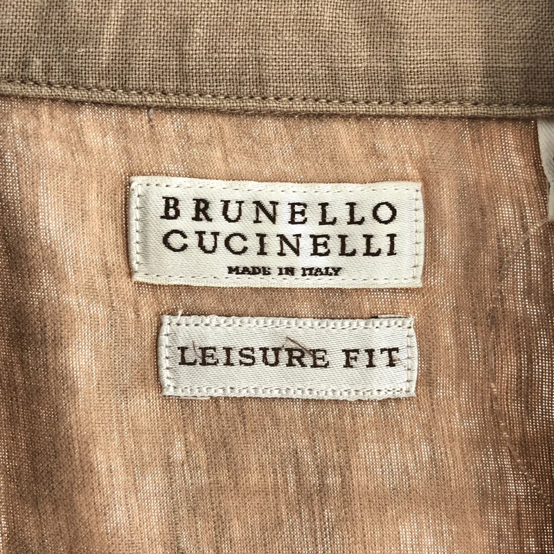 BRUNELLO CUCINELLI / ブルネロクチネリ | リネンシャツ | XS | メンズ
