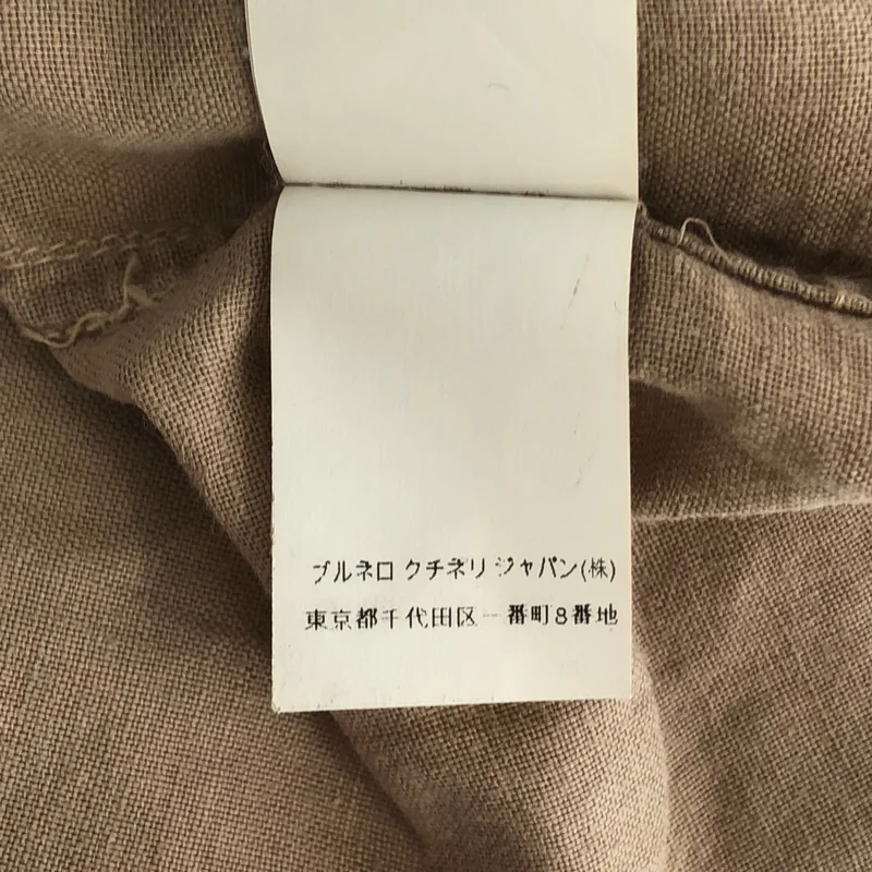 BRUNELLO CUCINELLI / ブルネロクチネリ | リネンシャツ | XS | メンズ