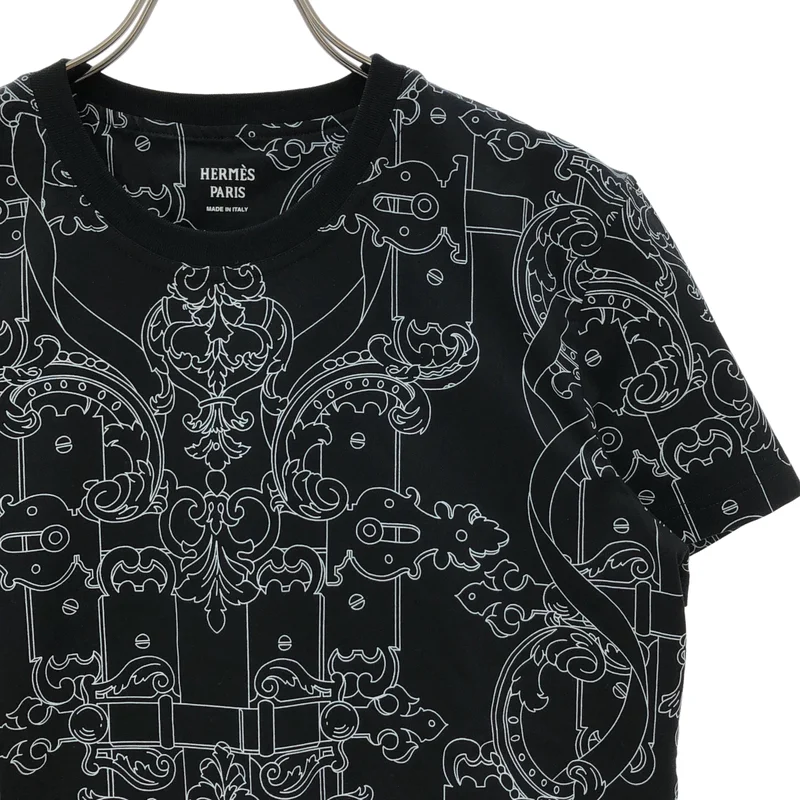 HERMES / エルメス | Tシャツ フェロヌリー・リミックス プリント 6e4627dh | 34 | レディース