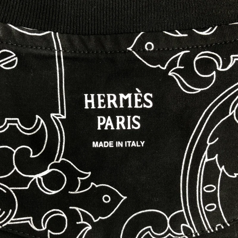 HERMES / エルメス | Tシャツ フェロヌリー・リミックス プリント 6e4627dh | 34 | レディース