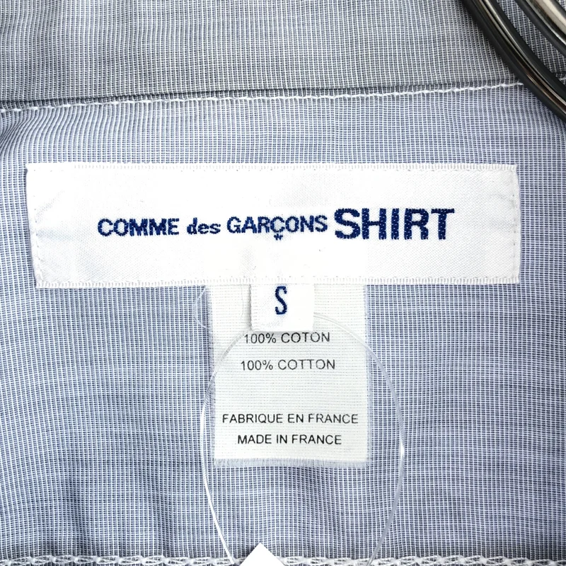 COMME des GARCONS SHIRT / コムデギャルソンシャツ | コットン ステッチデザイン シャツ | S | メンズ