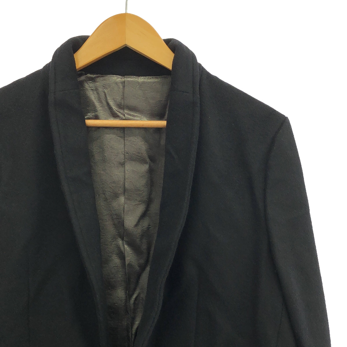 【新品】  prasthana / プラスターナ | 残響 shawl collar jacket | M | ブラック | メンズ 新品】 prasthana / プラスターナ | 残響 shawl collar jacket | M
