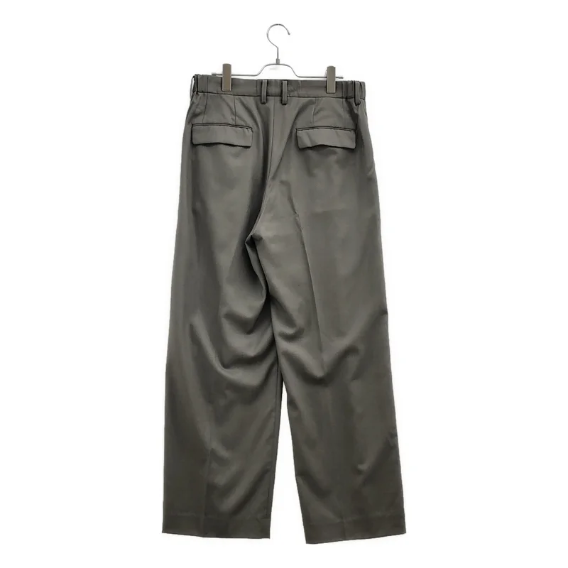 IRENISA / イレニサ | 2025AW | TWO TUCKS WIDE TROUSERS / ウールギャバ 2タック ワイドパンツ | 3 | メンズ