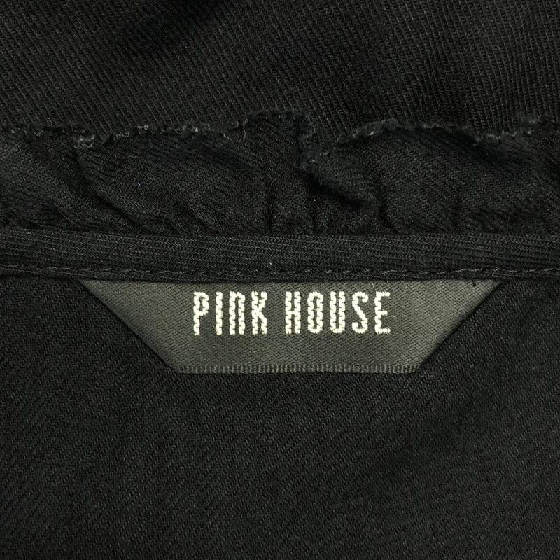 PINK HOUSE / ピンクハウス | コットン フリル リボン シャツワンピース |