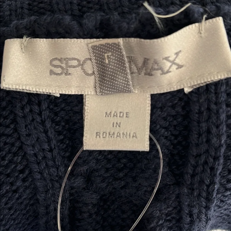 Sportmax / スポーツマックス | シルク ニット ハイネック ドレス ワンピース | L | レディース