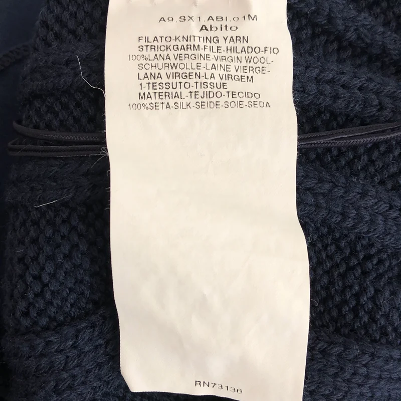 Sportmax / スポーツマックス | シルク ニット ハイネック ドレス ワンピース | L | レディース
