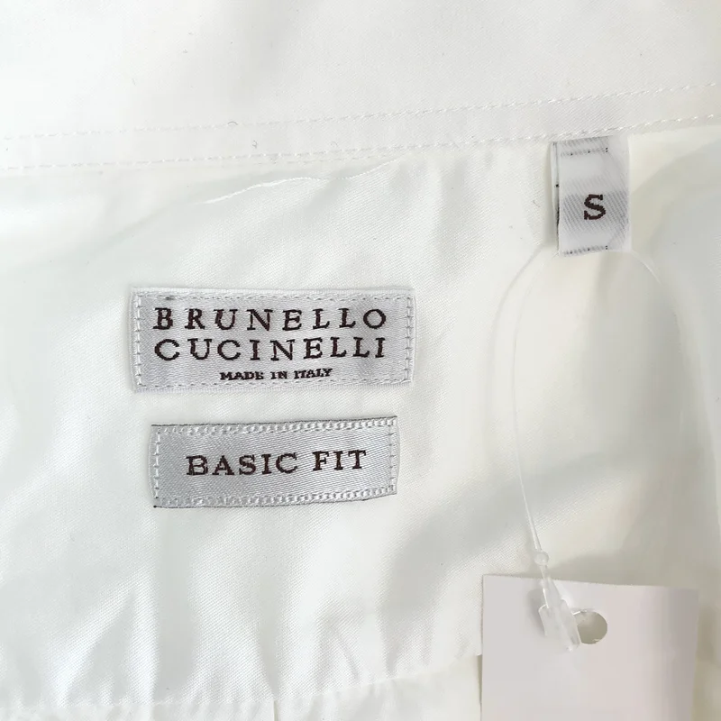 BRUNELLO CUCINELLI / ブルネロクチネリ | ピンタックシャツ | S | メンズ