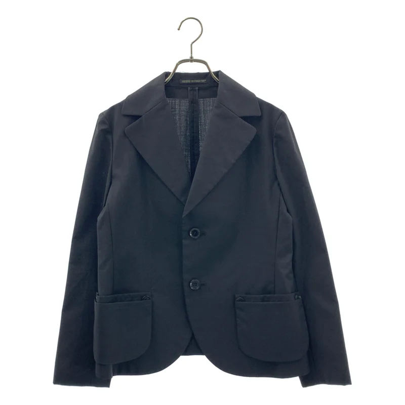 YOHJI YAMAMOTO +NOIR / ヨウジヤマモトプリュスノアール | 2006SS | ウール アルパカ ポケットドッキングデザイン ジャケット | 1 | レディース