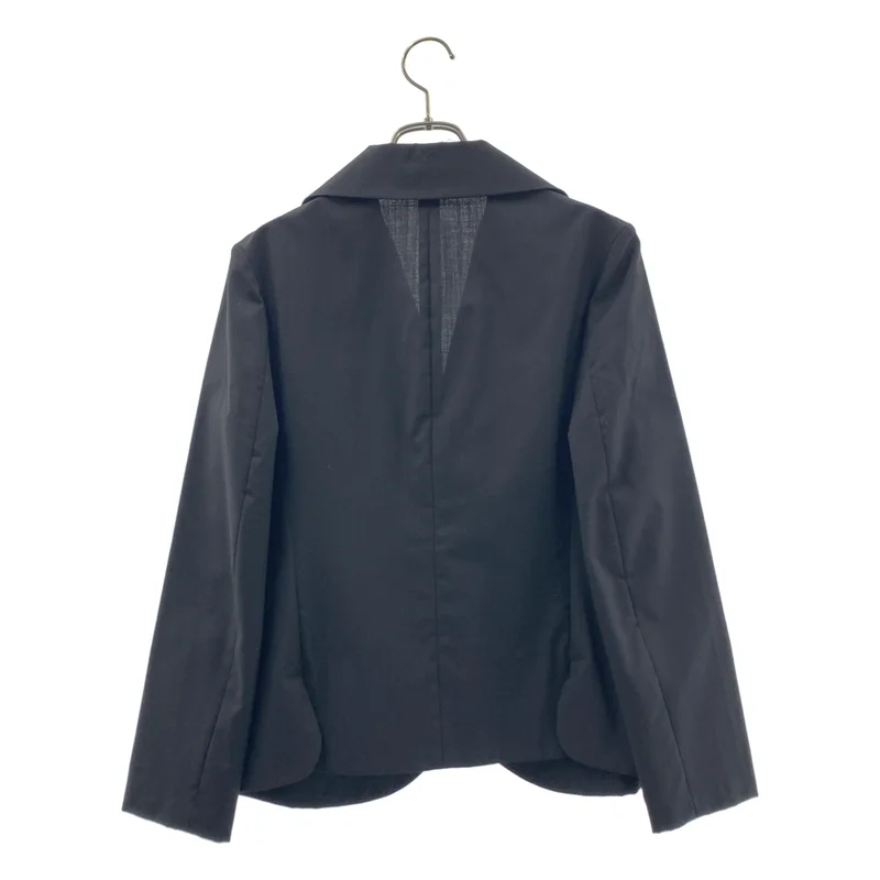 YOHJI YAMAMOTO +NOIR / ヨウジヤマモトプリュスノアール | 2006SS | ウール アルパカ ポケットドッキングデザイン ジャケット | 1 | レディース