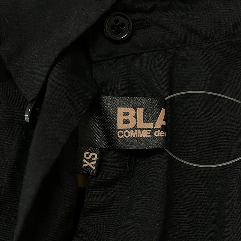 BLACK COMME des GARCONS / ブラックコムデギャルソン | 2015SS | 特殊加工 ショートスリーブ シャツ | XS | レディース
