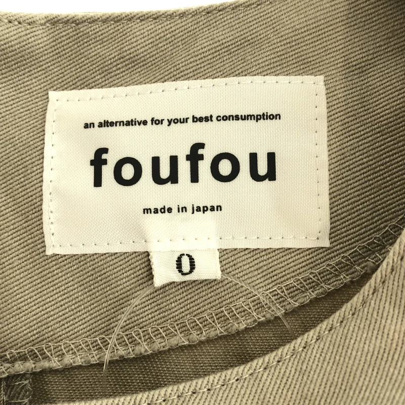 foufou / フーフー | craftsman cut work one piece ワンピース | 0 | レディース