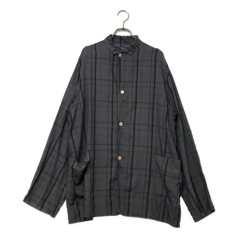 MAATEE&SONS / マーティー&サンズ | 2026SS | 折って折ってJACKET HWOOL CECK  チェック シャツジャケット | 3 | メンズ