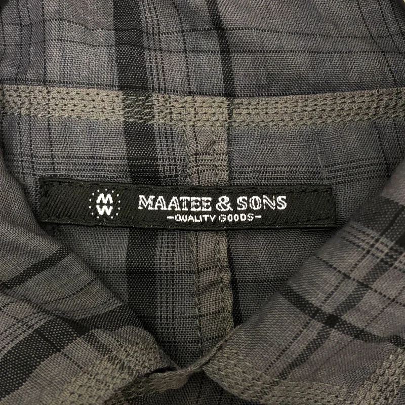 MAATEE&SONS / マーティー&サンズ | 2026SS | 折って折ってJACKET HWOOL CECK  チェック シャツジャケット | 3 | メンズ