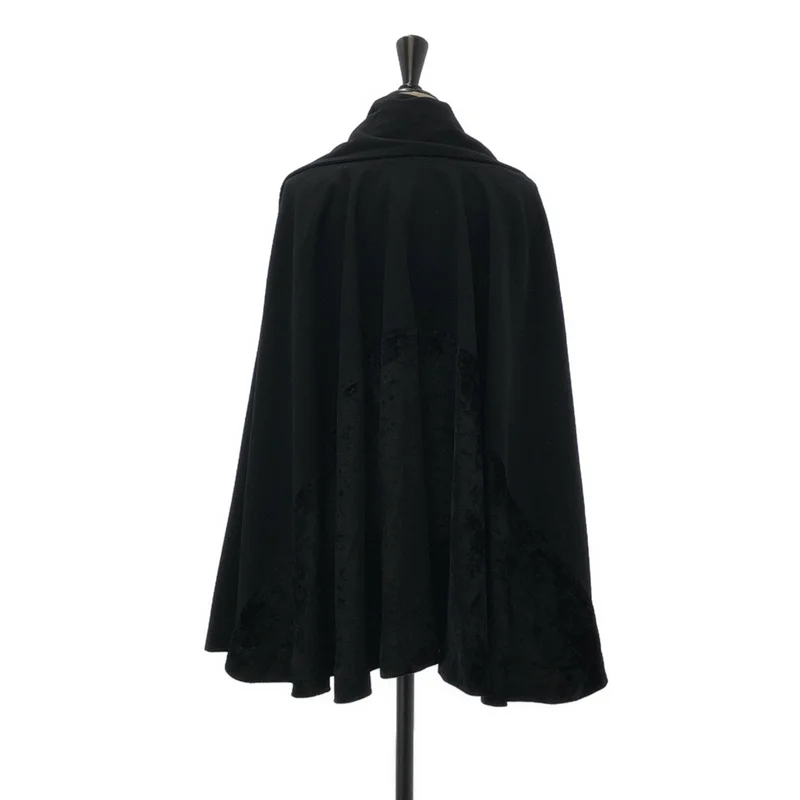robe de chambre COMME des GARCONS / ローブドシャンブルコムデギャルソン | 1991AW | ウール ベルベット切替 マントコート |