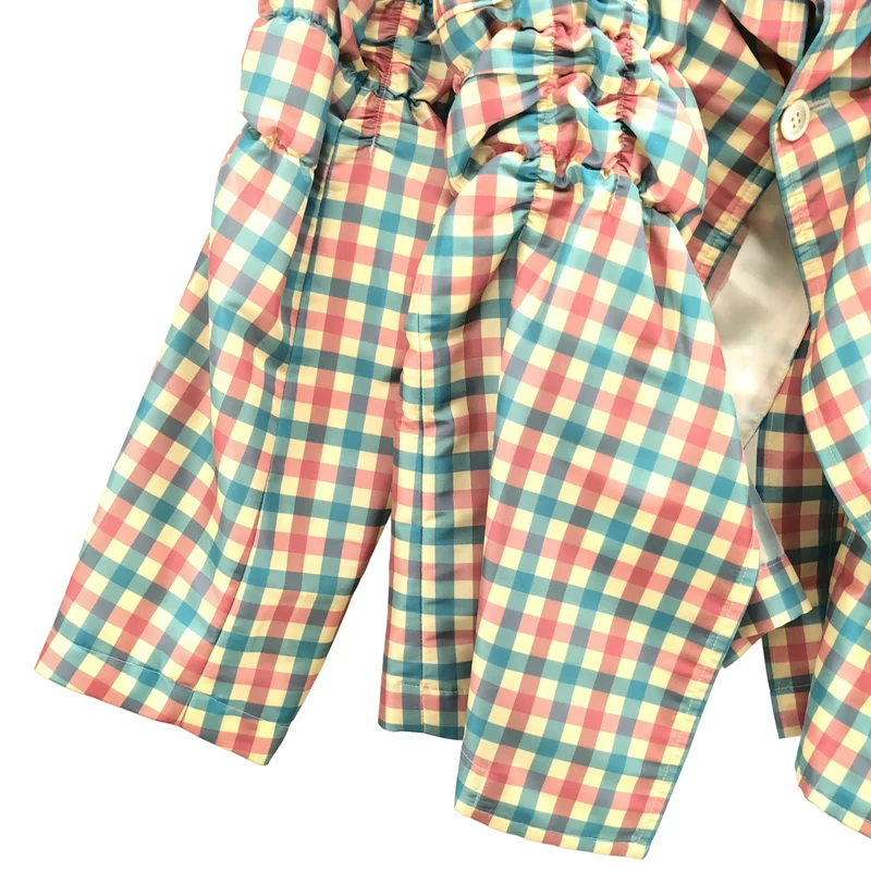 COMME des GARCONS HOMME PLUS / コムデギャルソンオムプリュス | 2019SS | チェック ギャザージャケット PC-J012 | M | メンズ