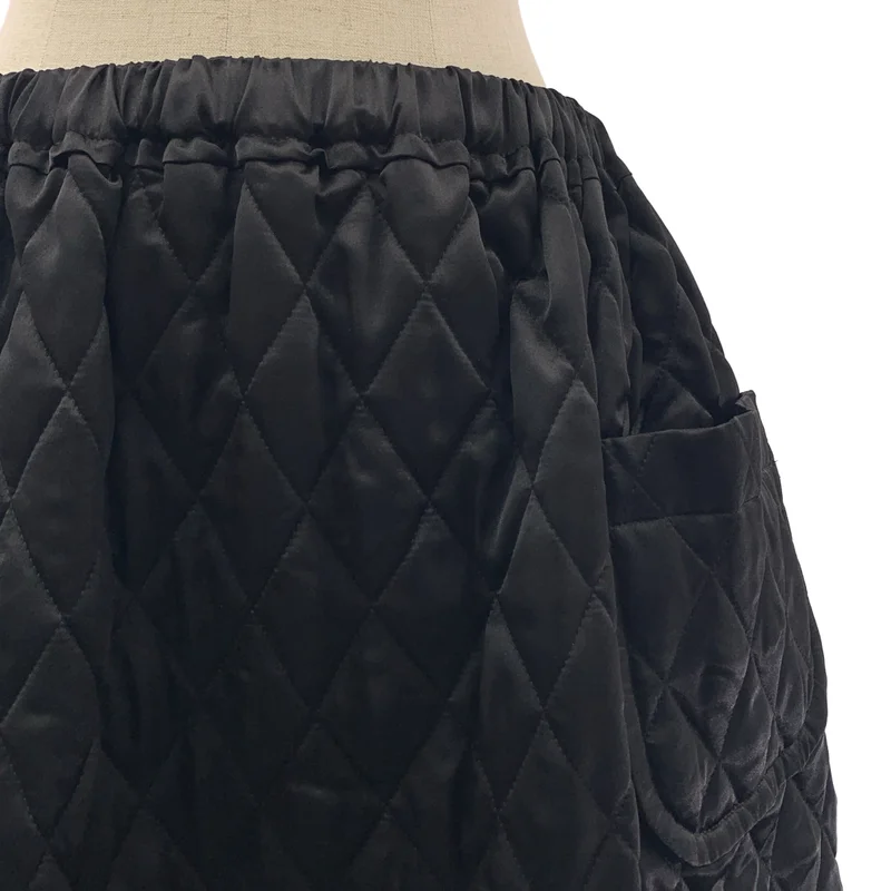 tao COMME des GARCONS / タオコムデギャルソン | 2023AW | ポリエステル オーバーシルエット キルティング ドローストリング スカート | M | レディース