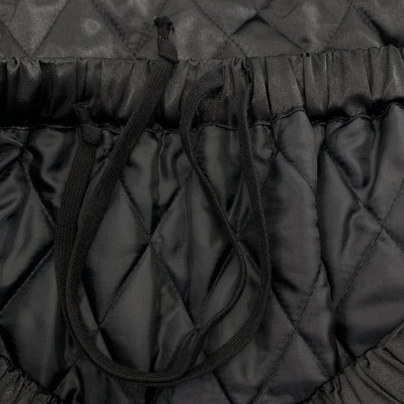 tao COMME des GARCONS / タオコムデギャルソン | 2023AW | ポリエステル オーバーシルエット キルティング ドローストリング スカート | M | レディース
