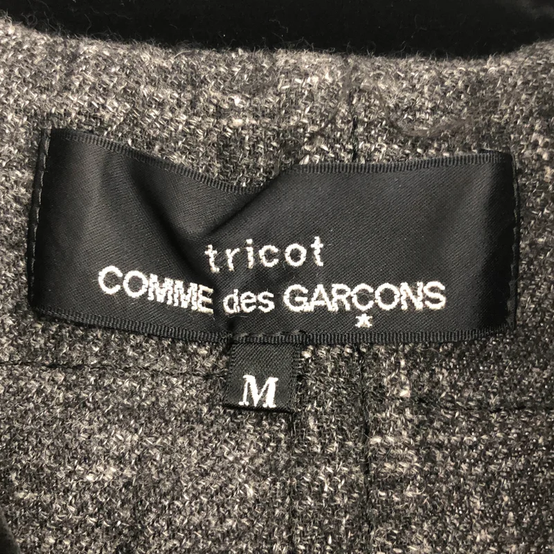 tricot COMME des GARCONS / トリココムデギャルソン | 2014AW | ベロアカラー 中綿 ジャケット TN-J002 | M | レディース