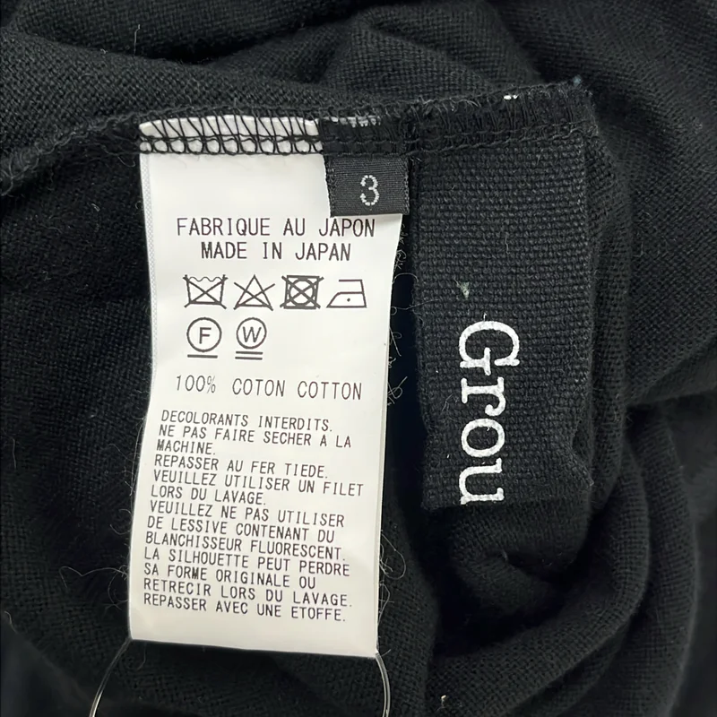 Ground Y / グラウンドワイ | 2018AW | コットン バックボタン カットソー | 3 | メンズ