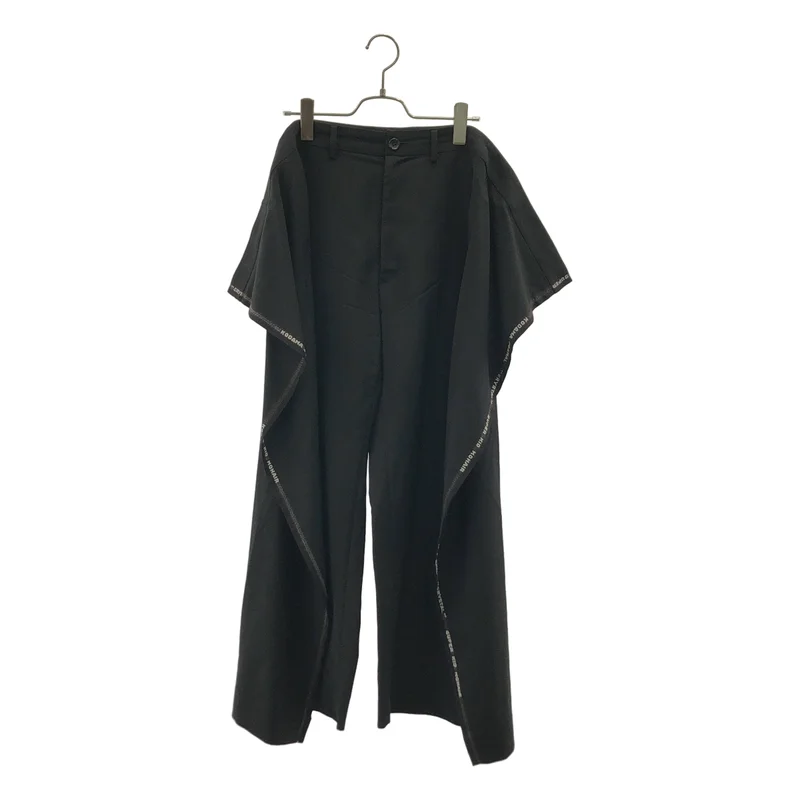 JUNYA WATANABE / ジュンヤワタナベ | 2023SS | ウールサージ 変形 ワイドパンツ | S | レディース