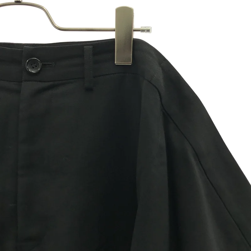 JUNYA WATANABE / ジュンヤワタナベ | 2023SS | ウールサージ 変形 ワイドパンツ | S | レディース