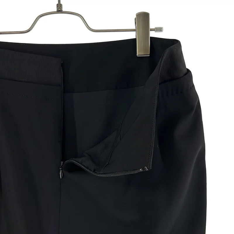 Salvatore Ferragamo / サルヴァトーレフェラガモ | サイドジップ バックスリット スカート | 42 | レディース
