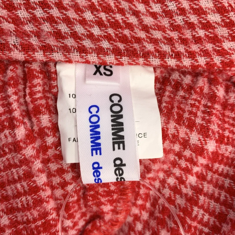COMME des GARCONS COMME des GARCONS / コムコム | 総柄 ドローストリング ワイド サルエルパンツ | XS | レディース