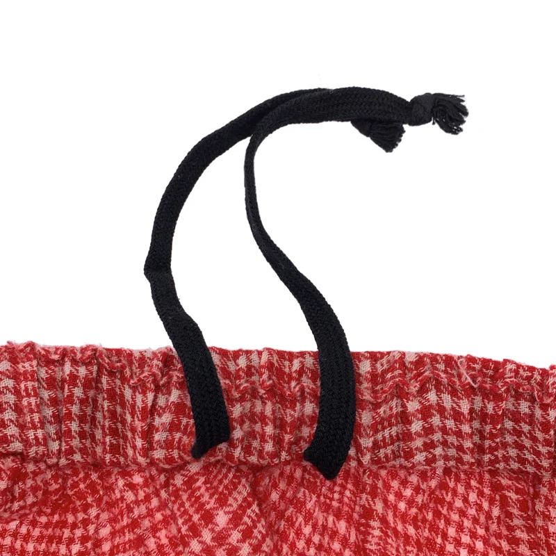 COMME des GARCONS COMME des GARCONS / コムコム | 総柄 ドローストリング ワイド サルエルパンツ | XS | レディース