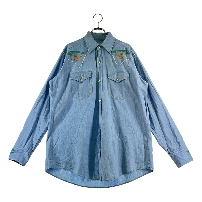 MAATEE&SONS / マーティー&サンズ | WESTERN LOZ SHAMBRAY PRINT ウエスタンシャンブレープリントシャツ | 2 | メンズ